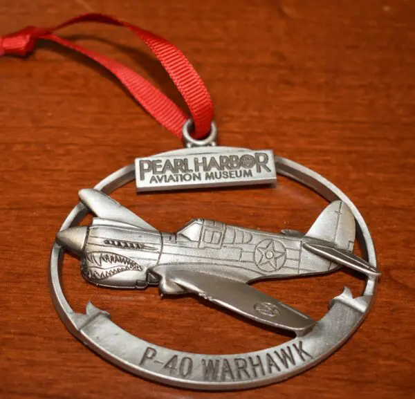 Edited P Ornament - IPD: P40 Pewter Ornament