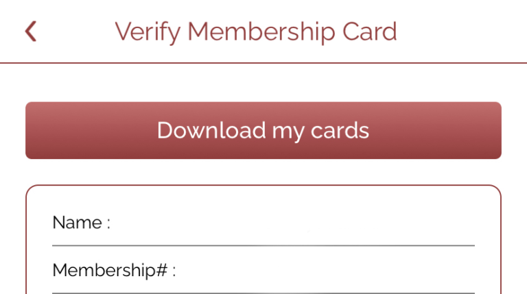 Card - Digital Membership Card Instructions